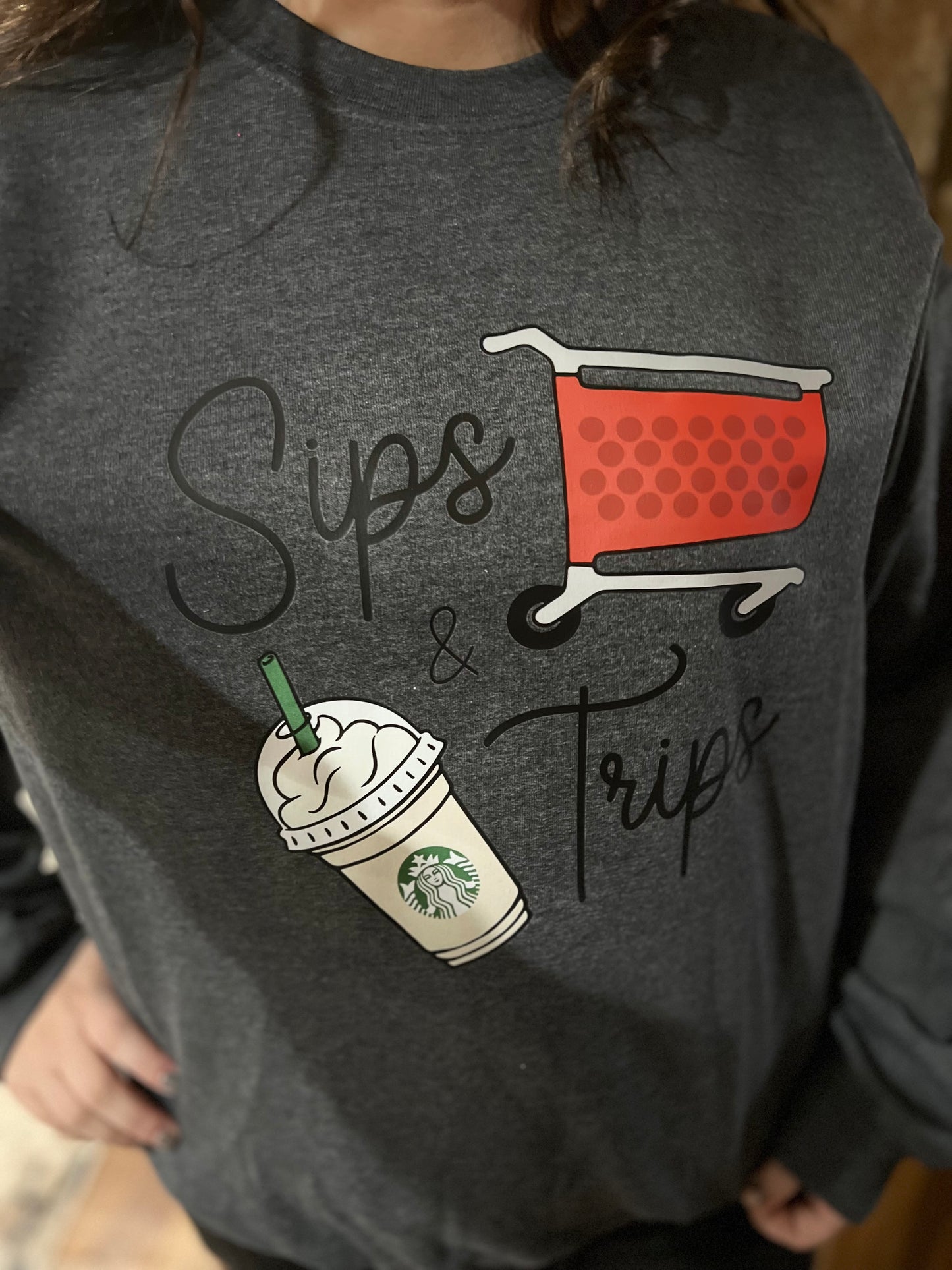 Sips and Trips Crewneck