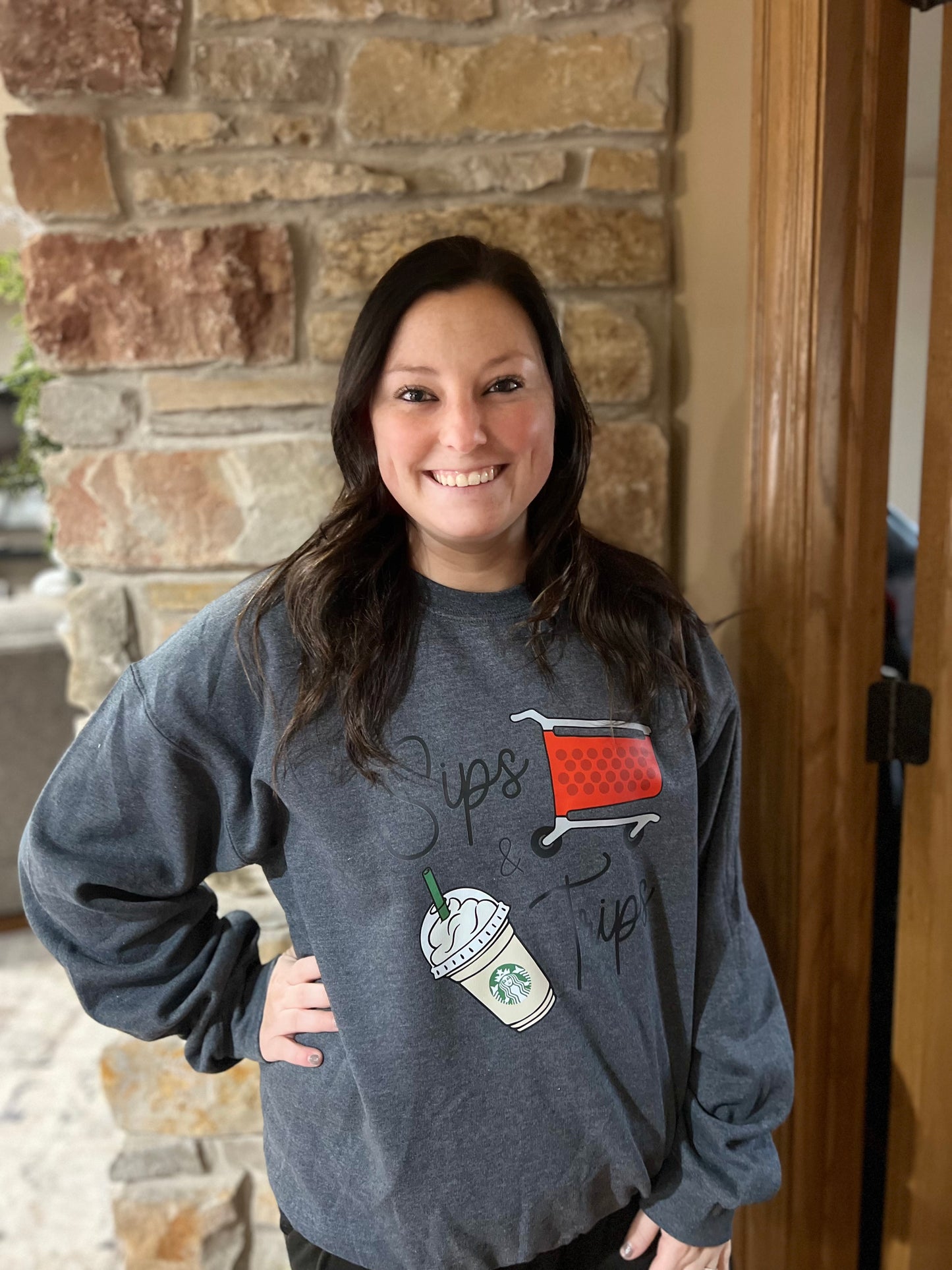 Sips and Trips Crewneck
