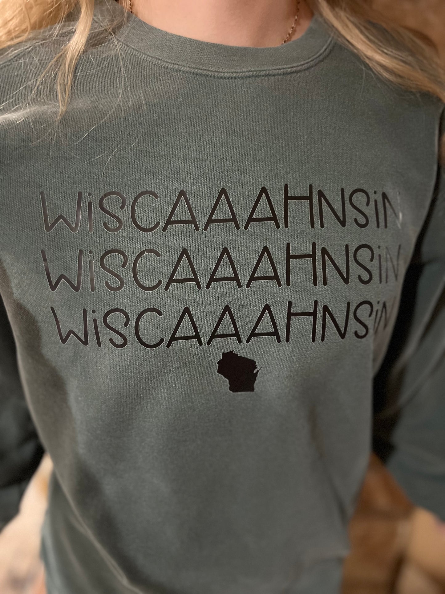 Wiscaaahnsin Crewneck
