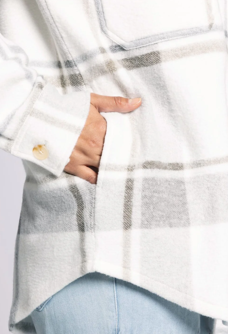 Plaid Soft Shacket