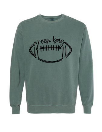 Green Bay Crewneck- Green and Yellow