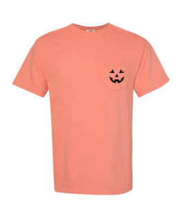 Comfort Colors Pocket Tee (Pumpkin)