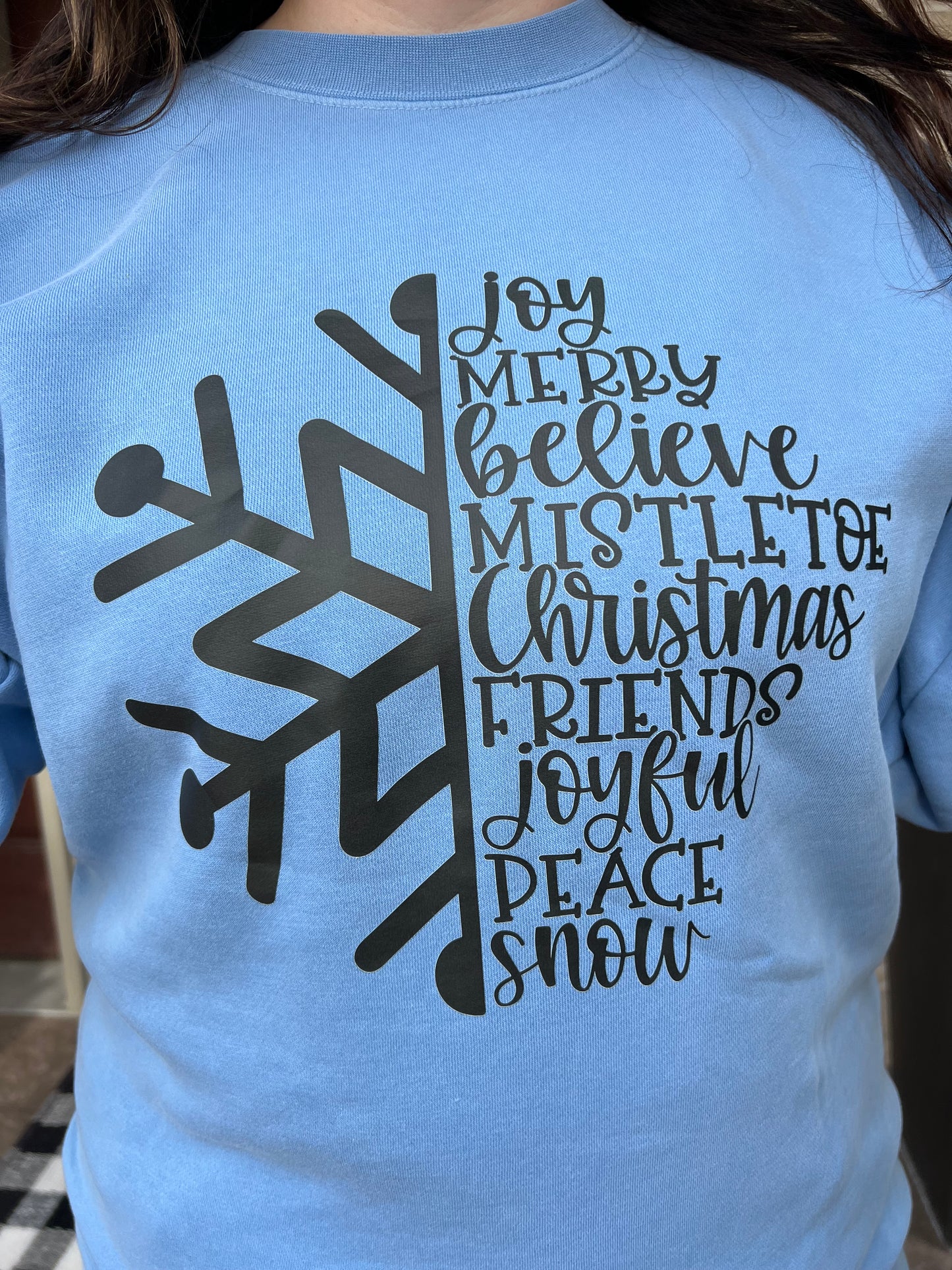 SNOWFLAKE CHRISTMAS WORDS