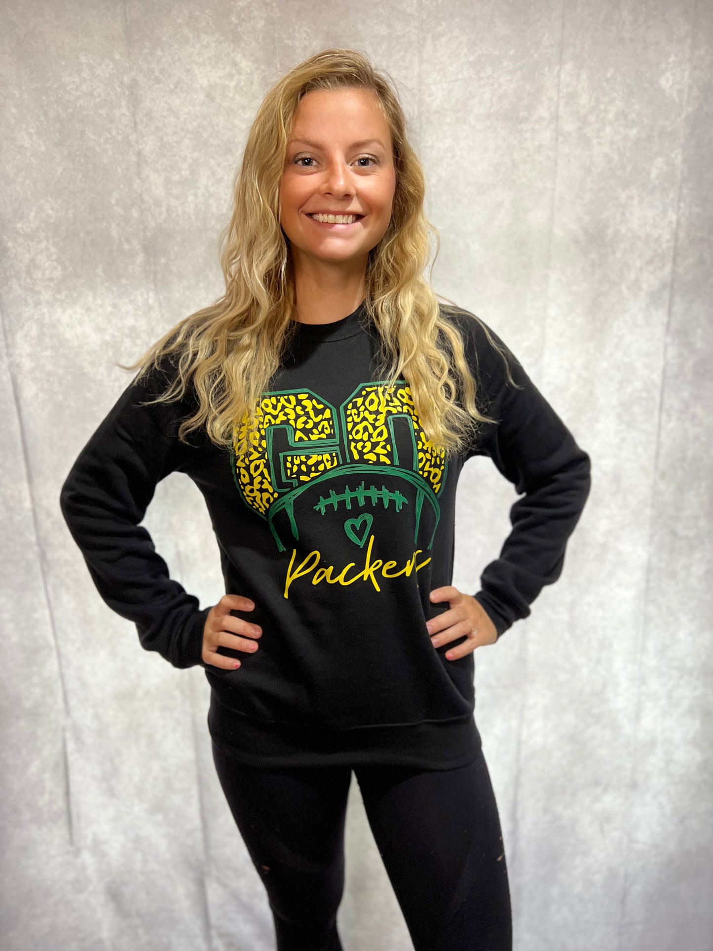 Super Fleece Crewneck Sweatshirt with Go Packer Logo