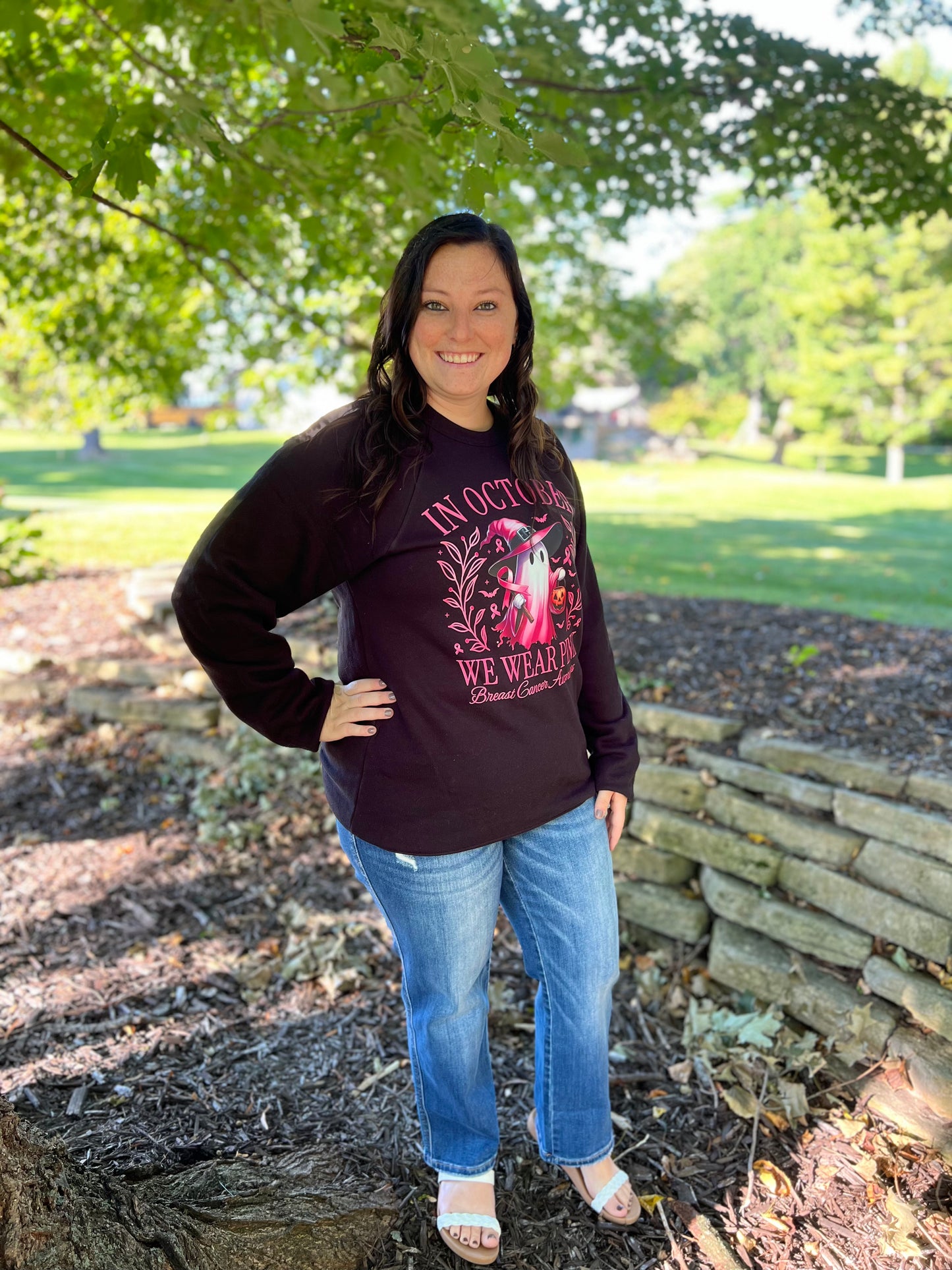 Ghost Breast Cancer Sweatshirt