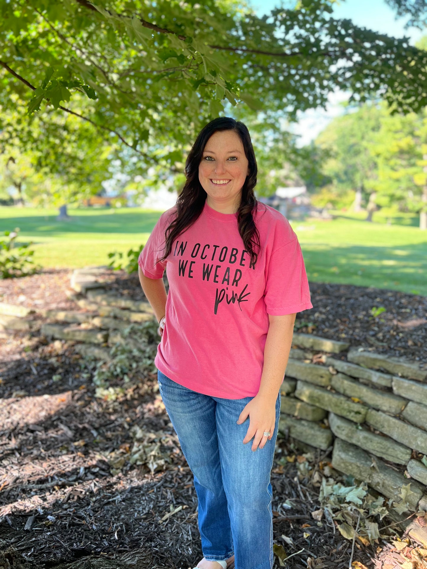 IN OCTOBER WE WEAR PINK T-SHIRT