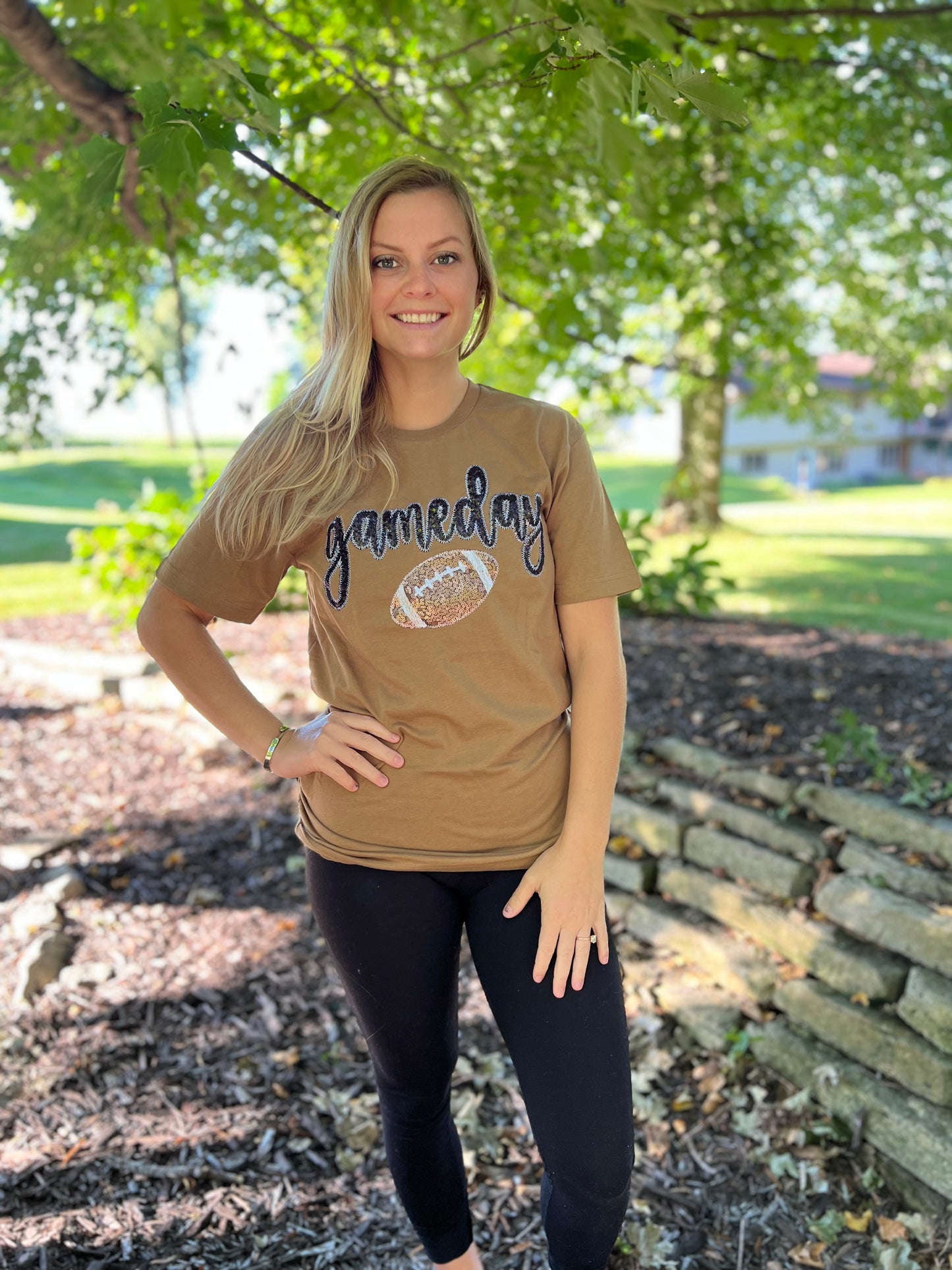 Game Day Dark Caramel T-Shirt