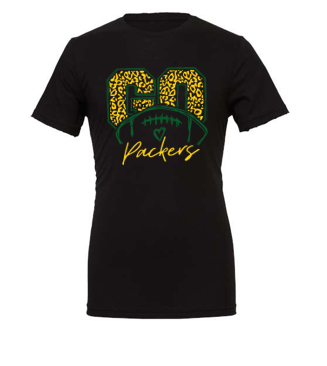 Women's Crewneck Shirt- Go Packer