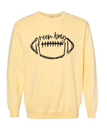 Green Bay Crewneck- Green and Yellow